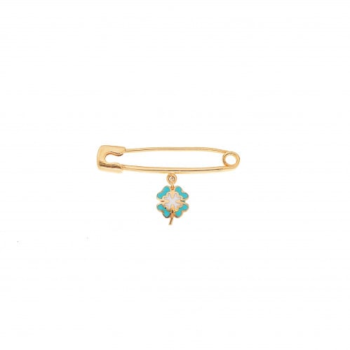 مشبك ذهب وردة (عيار 18)