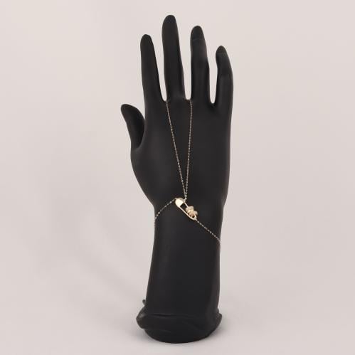 كف ذهب مشبك ( عيار 18 )