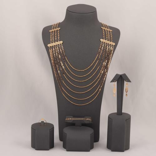 طقم ذهب فرفشة سبعة أدوار ( عيار 21 )