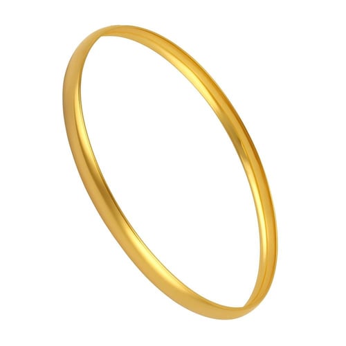 بنجرة ذهب سادة ( للمواليد ) ( عيار 21 )