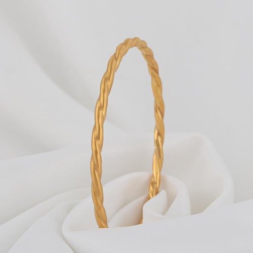 بنجرة ذهب مبرومة مطفية ( عيار 21 )