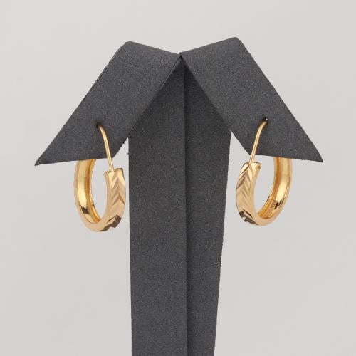 حلق ذهب دائري ( عيار 21 )