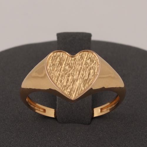 خاتم ذهب قلب ( عيار 21 )