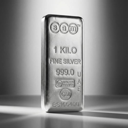 سبيكة فضة اماراتي 1 كيلو