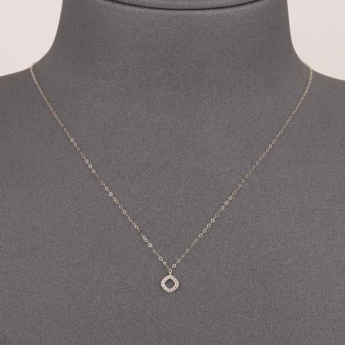 عقد ذهب بيضاوي ( عيار 18 )