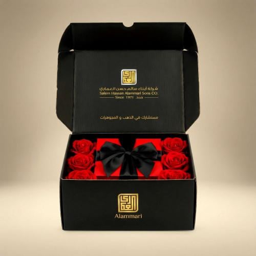 تغليف هدايا بوكس الورود المتعددة