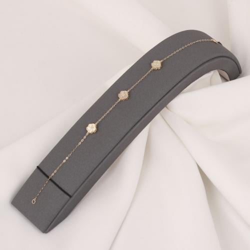 اسوارة ذهب الزهور المتباعدة ( عيار 18 )