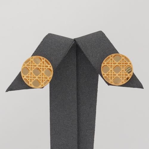 حلق ذهب دائري بريمة ( عيار 21 )