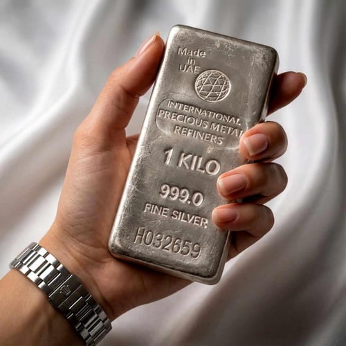 سبيكة فضة إماراتية 1 كيلو