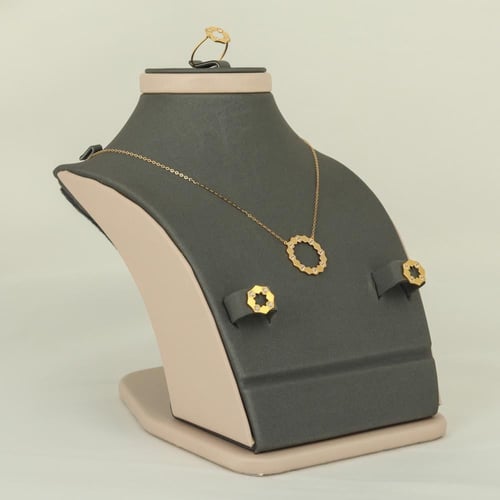 طقم ذهب الخلية الدائرية ( عيار 21 )