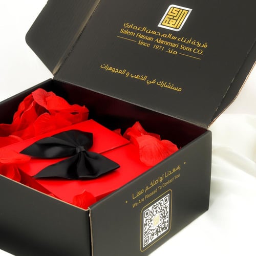 تغليف هدايا بوكس الورود المتعددة