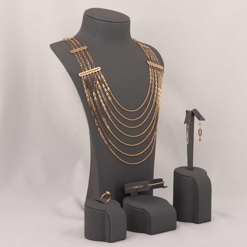 طقم ذهب فرفشة سبعة أدوار ( عيار 21 )