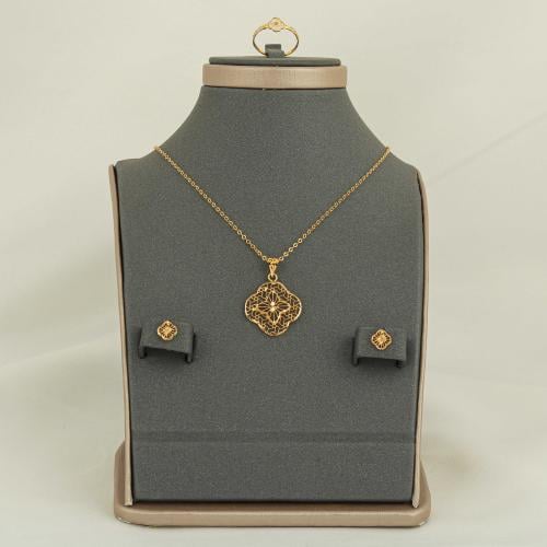 طقم ذهب الزهرة ( عيار 21 )