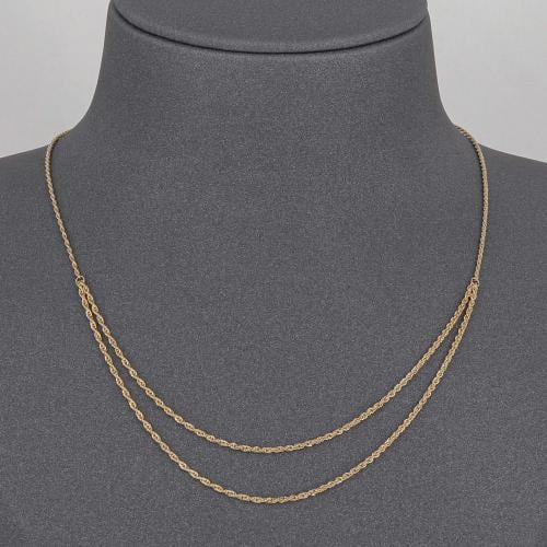 عقد ذهب مبروم دورين ( عيار 18 )