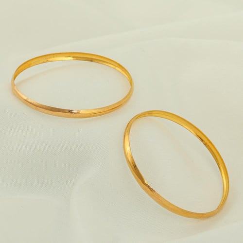 بنجرة ذهب سادة ( للمواليد ) ( عيار 21 )