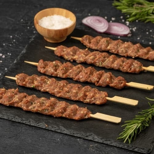 كباب لحم بقري 5 أسياخ