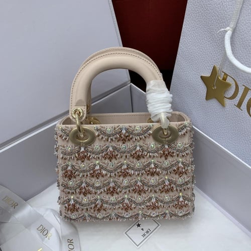 Dior Lady Dior Embellished Bag