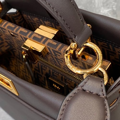 Fendi Peekaboo Iconic Bag - Brown