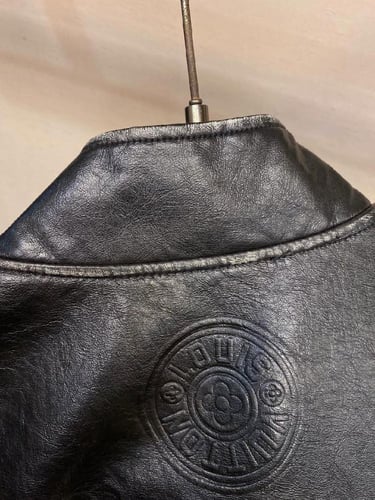 Louis Vuitton Black Leather Jacket