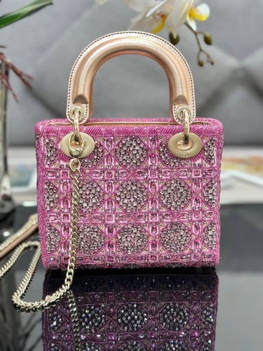 Lady Dior Bag – Crystal Embellished