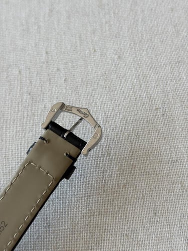 Cartier Santos-Dumont Leather Strap Watch