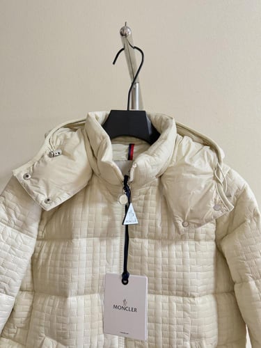 Moncler Quilted Down Jacket – Off-White