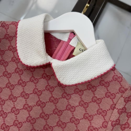 فستان بناتي وردي قوتشي