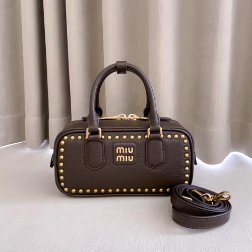Miu Miu Arcadie Studded Leather Bag / حقيبة ميو ميو أركادي الجلدية المرصعة
