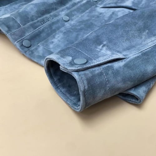 Dior Blue Suede Jacket