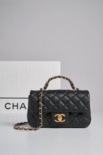 Chanel Handle Bag – Black Caviar