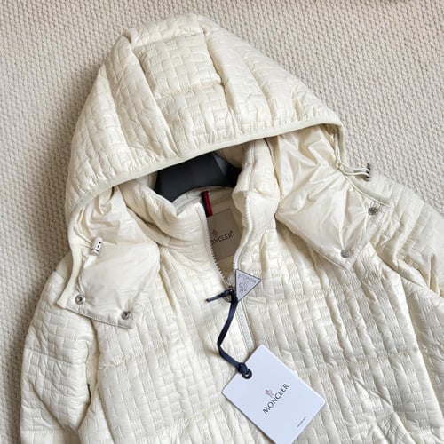 Moncler Quilted Down Jacket – Off-White