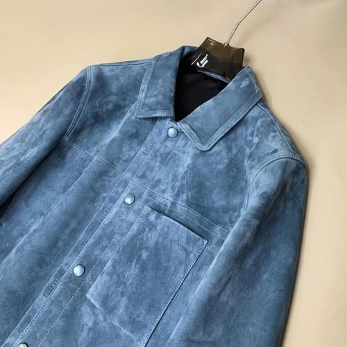 Dior Blue Suede Jacket