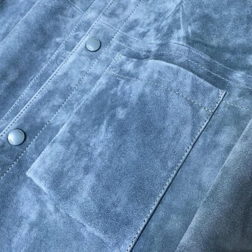 Dior Blue Suede Jacket