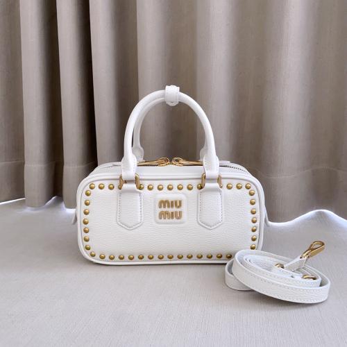 Miu Miu Arcadie Studded Leather Bag / حقيبة ميو ميو أركادي الجلدية المرصعة