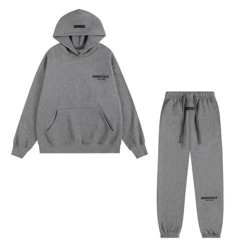Essentials Hoodie & Sweatpants Set - gray
