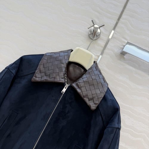 Bottega Veneta Suede Bomber Jacket