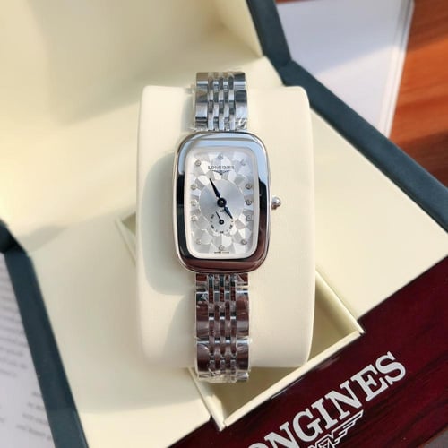 Longines Equestrian quartz watch in steel / ساعة ل...