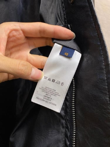 Louis Vuitton Black Leather Jacket