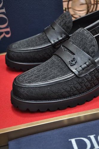 حذاء ديور جرانفيل لوفر أسود - Dior Loafer Black