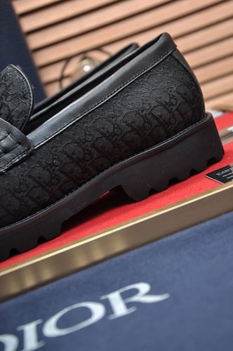 حذاء ديور جرانفيل لوفر أسود - Dior Loafer Black