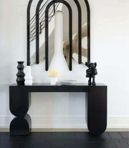 طاوله مدخل خشب