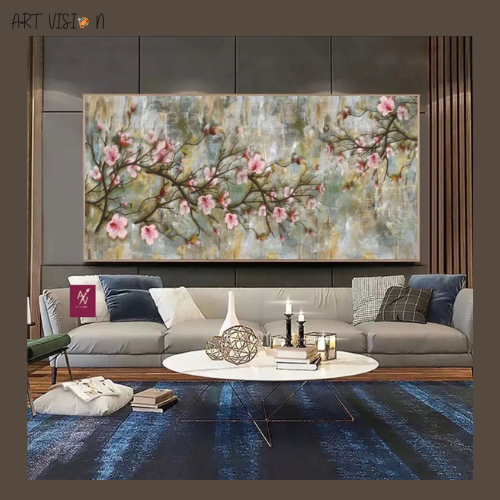 لوحة كانفس زهور