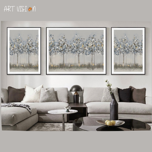 لوحة كانفس أشجار