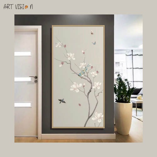 لوحة كانفس زهور