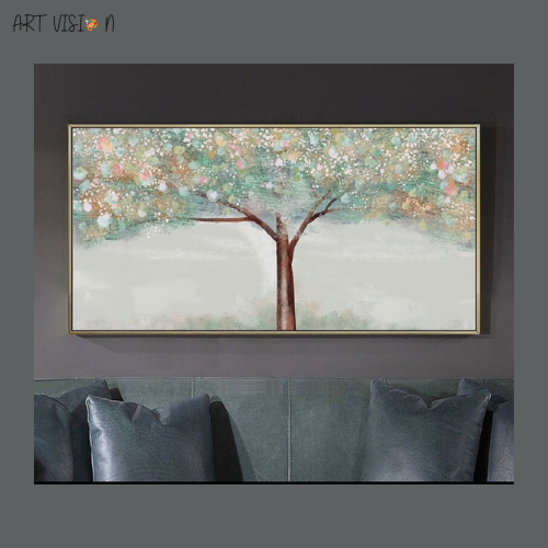 لوحة كانفس شجره