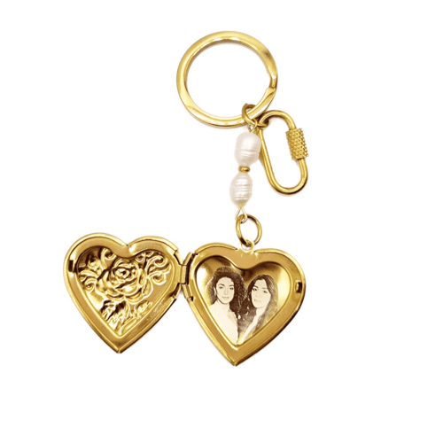 ميدالية ذكرى يمكن فتحها (ذهبي_لؤلؤ طبيعي)