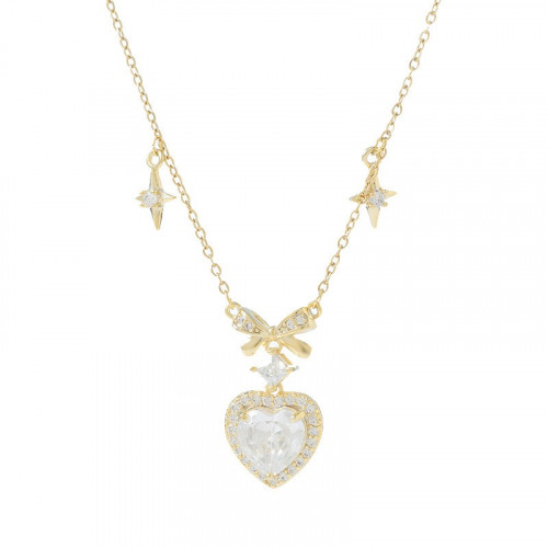 سلسال ليقنت ذهبي على شكل قلب