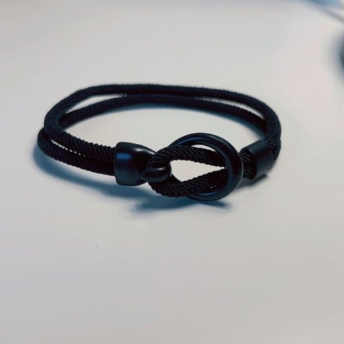 إسوارة ليقنت قماش الاسود