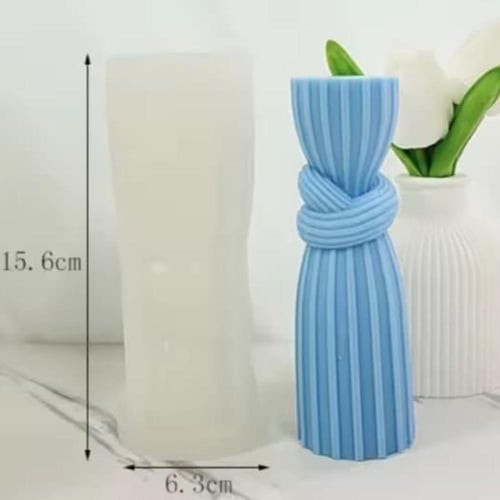 قالب سيليكون شموع عقدة أنيقة