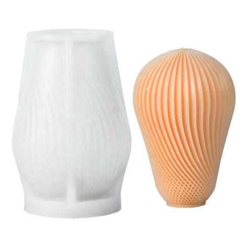 قالب سيليكون شموع عضوي مخطط